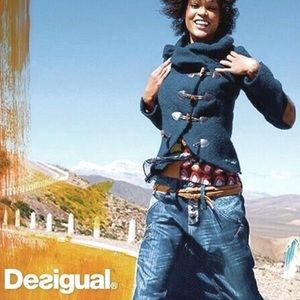 Desigual Wool Blend Toggles Jacket